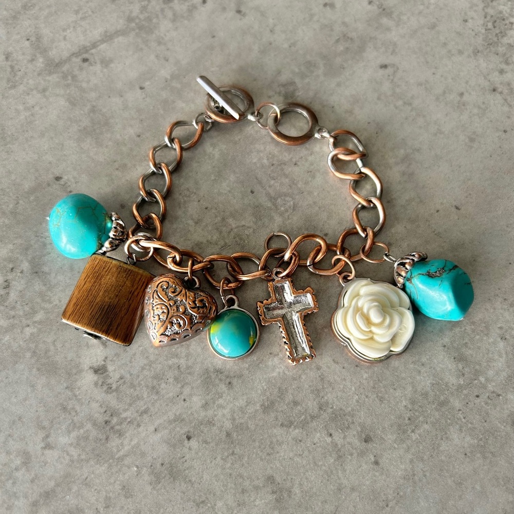 Vintage western style Charm Bracelet